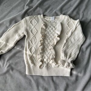 Cream Cable Knit Sweater